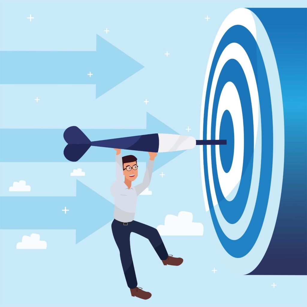 focusing on determined goals